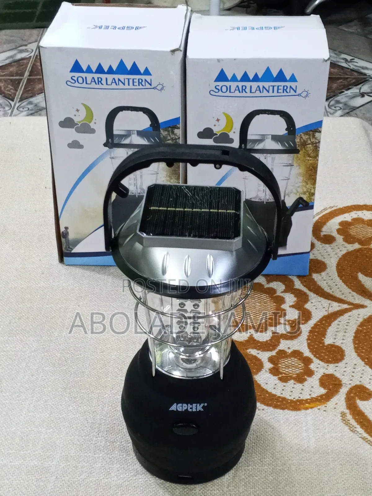 AGPTEK SOLAR LANTERN With Solar Panel