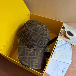 Fendi Monogram Baseball Cap | Black & Brown Alternative