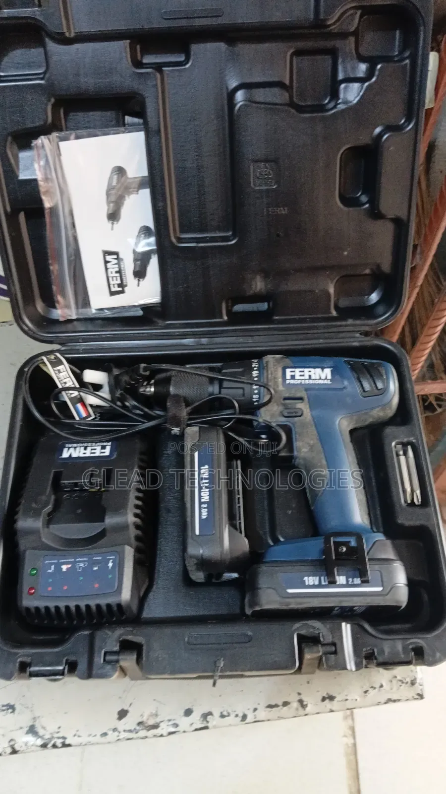 Ferm Cordless Li Ion Drill