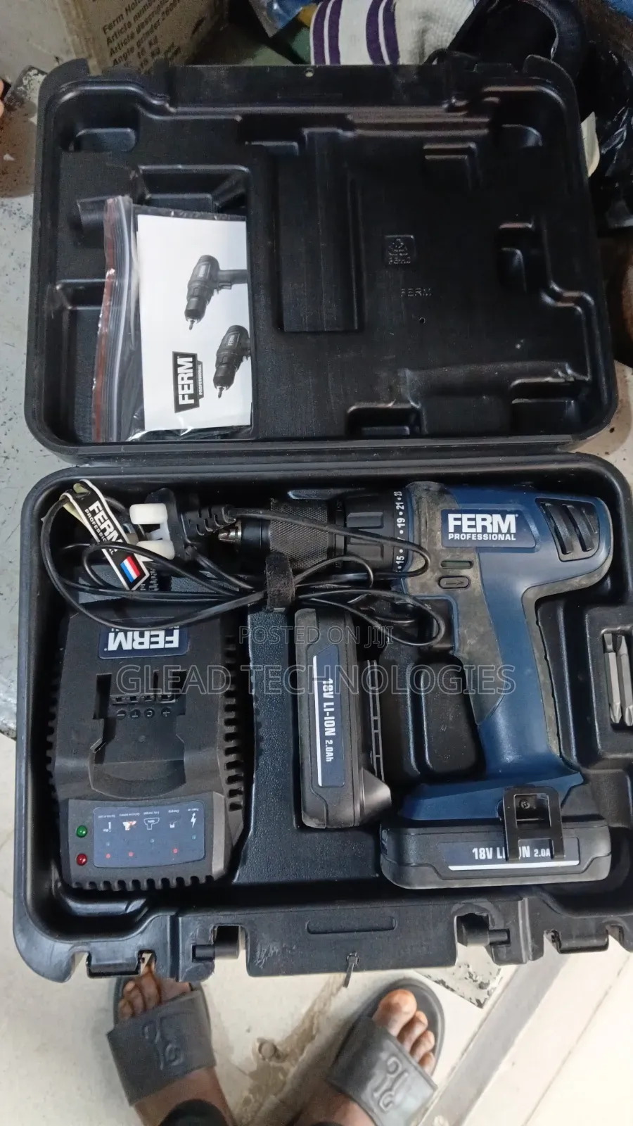 Ferm Cordless Li Ion Drill