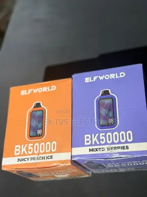 ELFWORLD VAPE,50000 PUFFS(consistent Flavors.)