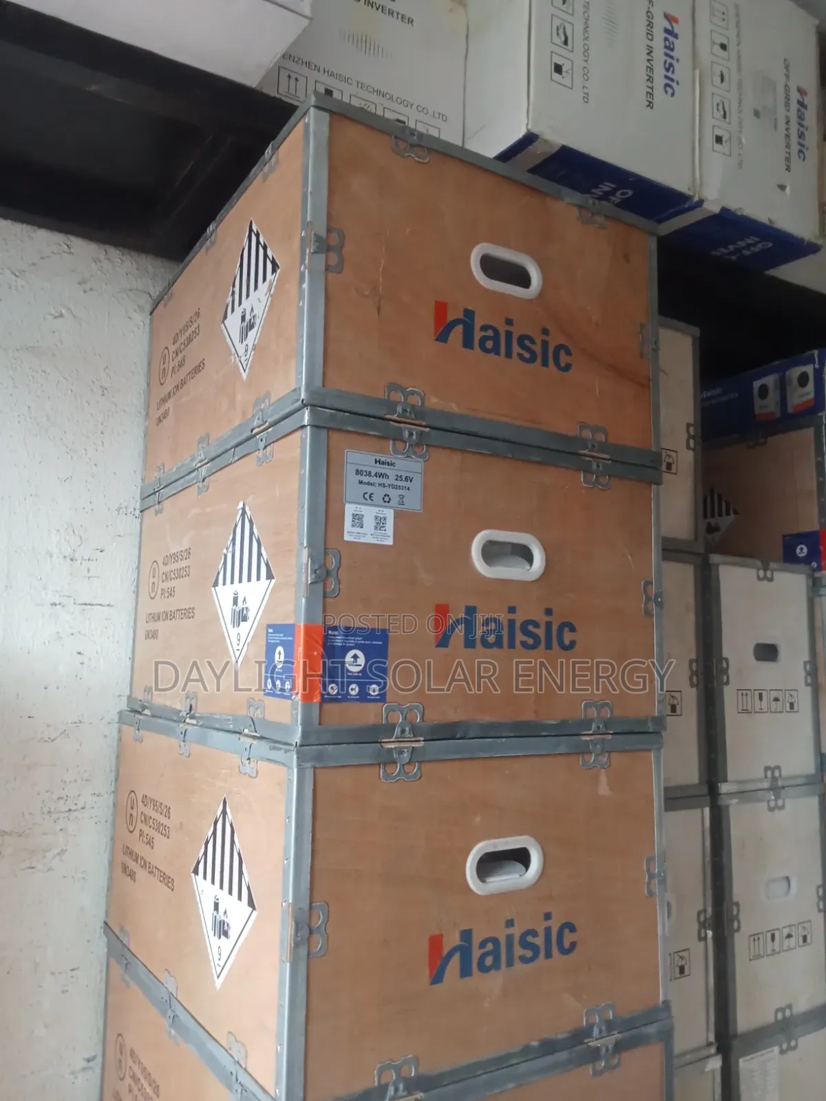 8kwh Haisic Lithium Battery 24volt, White
