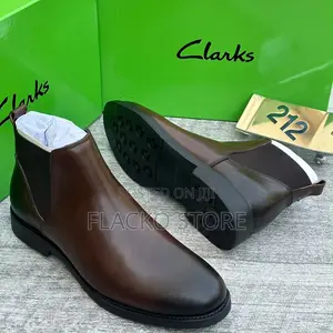 High Quality Premium New Clarks Leather Chelsea Boots