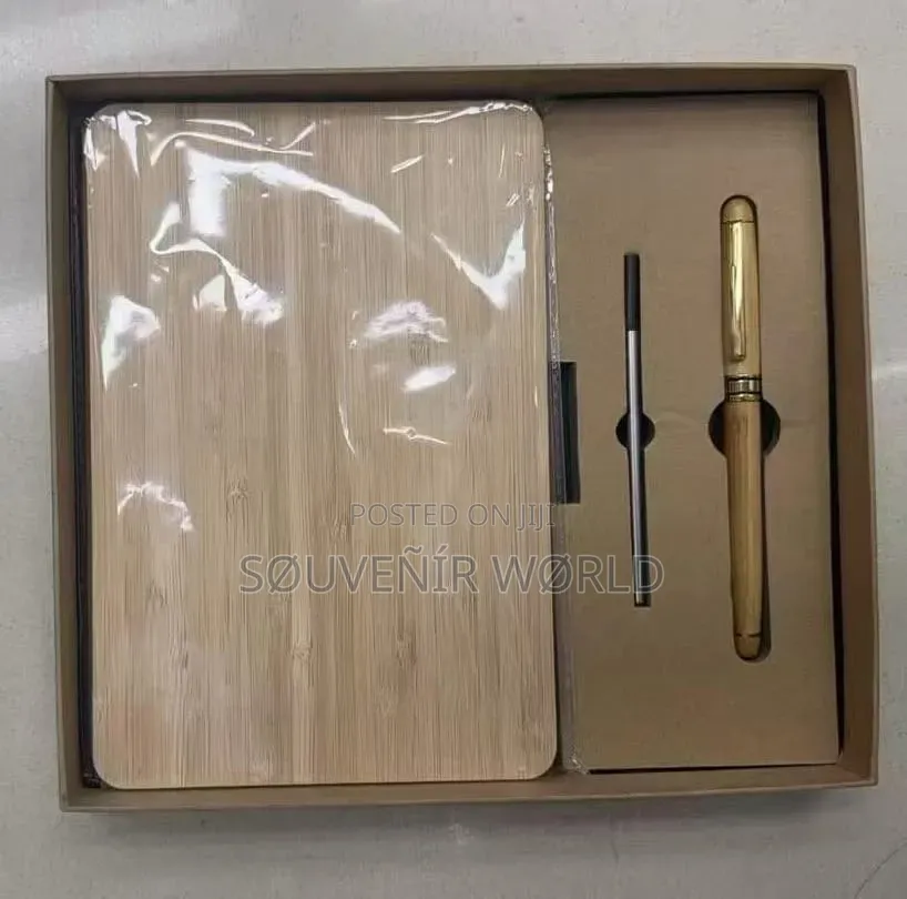 3 Pieces Bamboo Notebook.