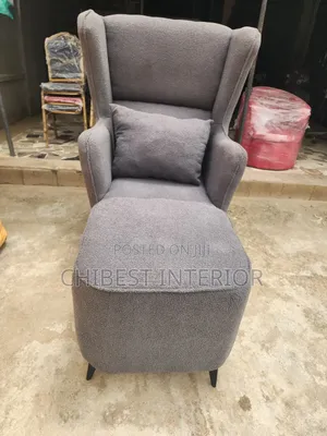 Executive Sofa With Its Leg Rest.