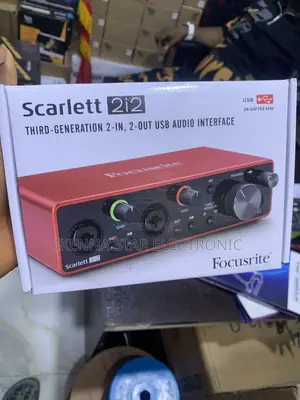 Scarlet Forcusrite 2i2 Third Generation 2-in-2-Out- USB Audio