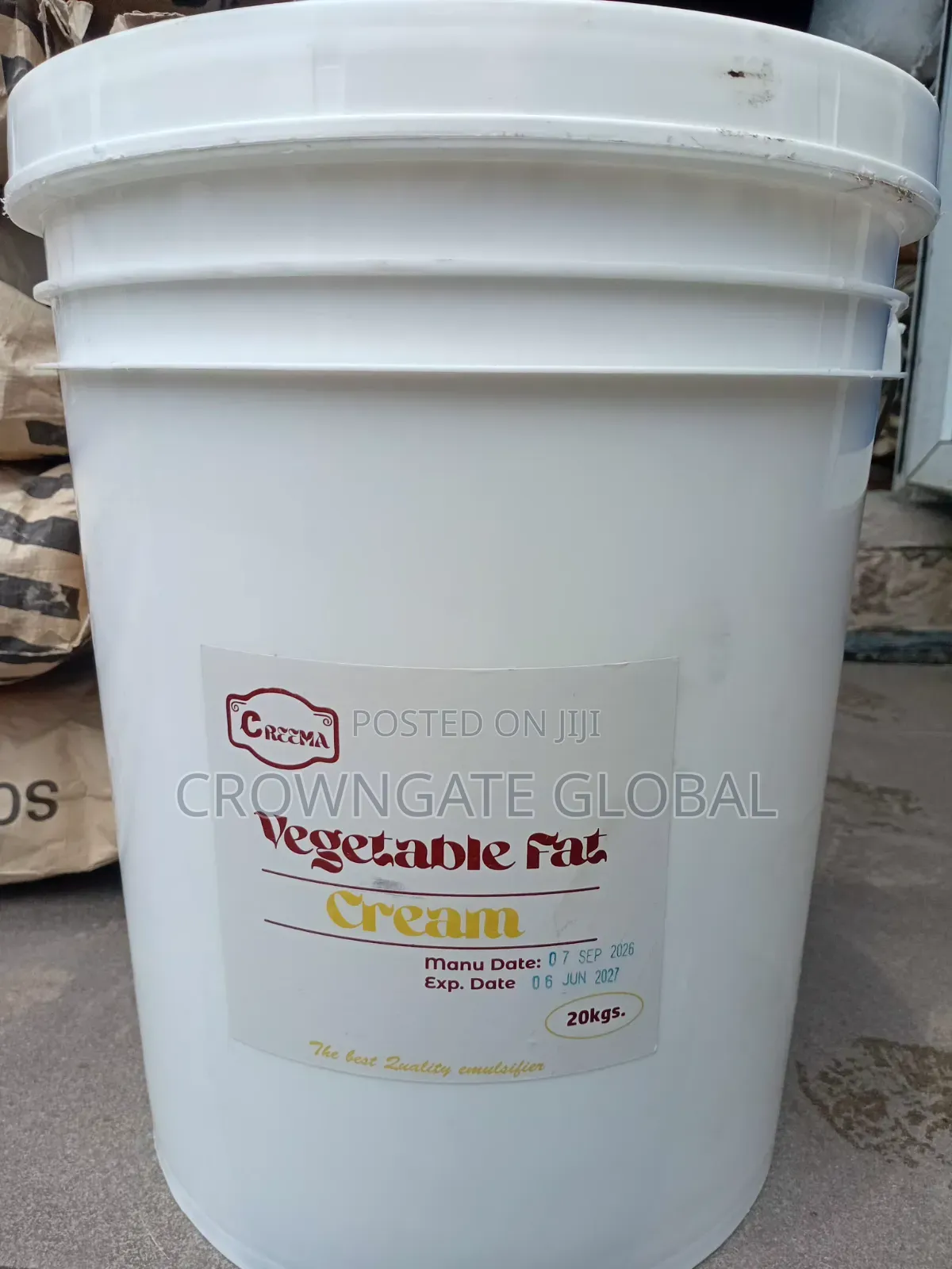 Vegetable Fat Cream
