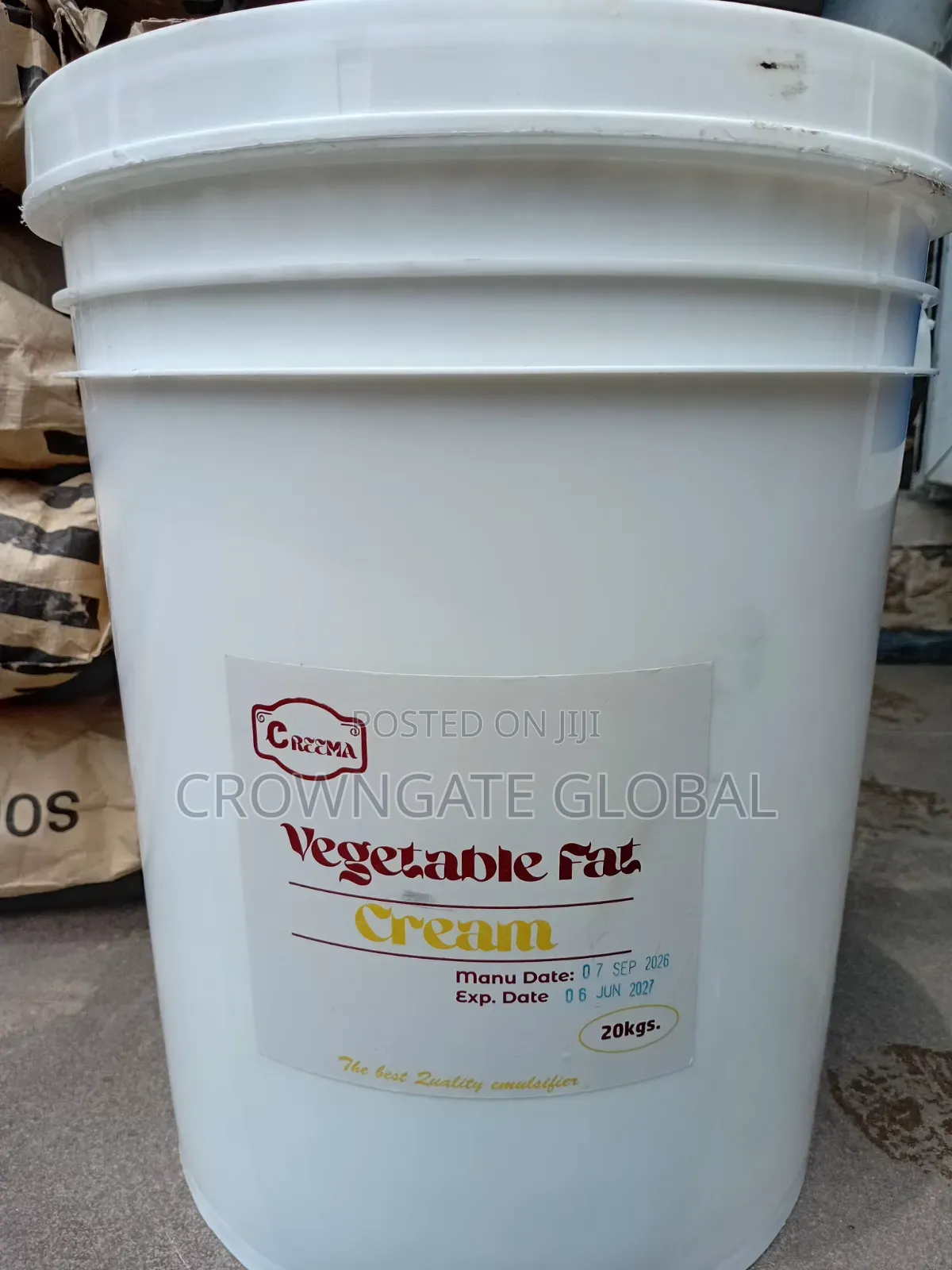 Vegetable Fat Cream