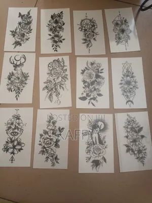 Temporary Body Tattoo Stickers 6-7days