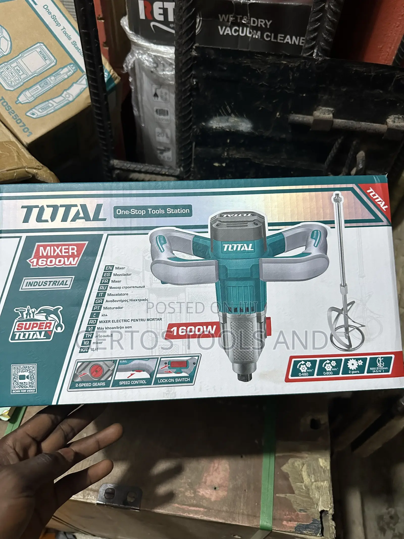 Total 1600w Electric Mixer