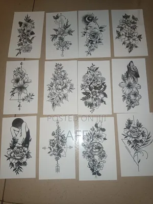 Temporary Body Tattoo Stickers 6-7days
