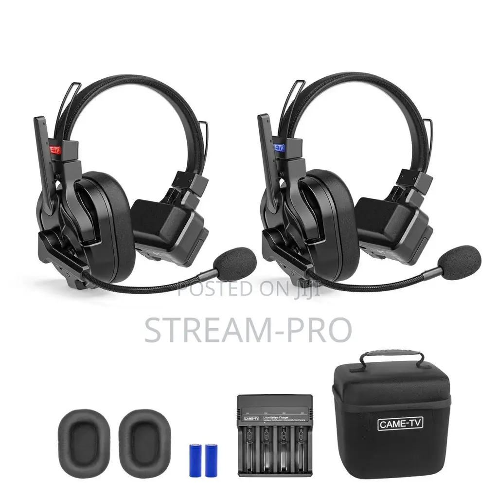 CAME-TV KUMINIK8 PRO Full-Duplex Wireless Intercom Headset - 2 Pack