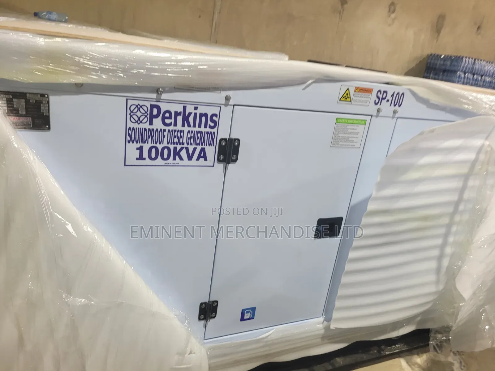 Fuel Efficient 100kva Perkins Soundproof Generator