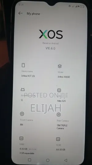 Infinix Hot 20i 64 GB Rose Gold
