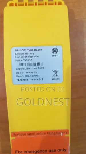 GMDSS Sailor B3501 Lithium Emergency Battery (Original)