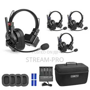 CAME-TV KUMINIK8 PRO Full-Duplex Wireless Intercom Headset - 4 Pack