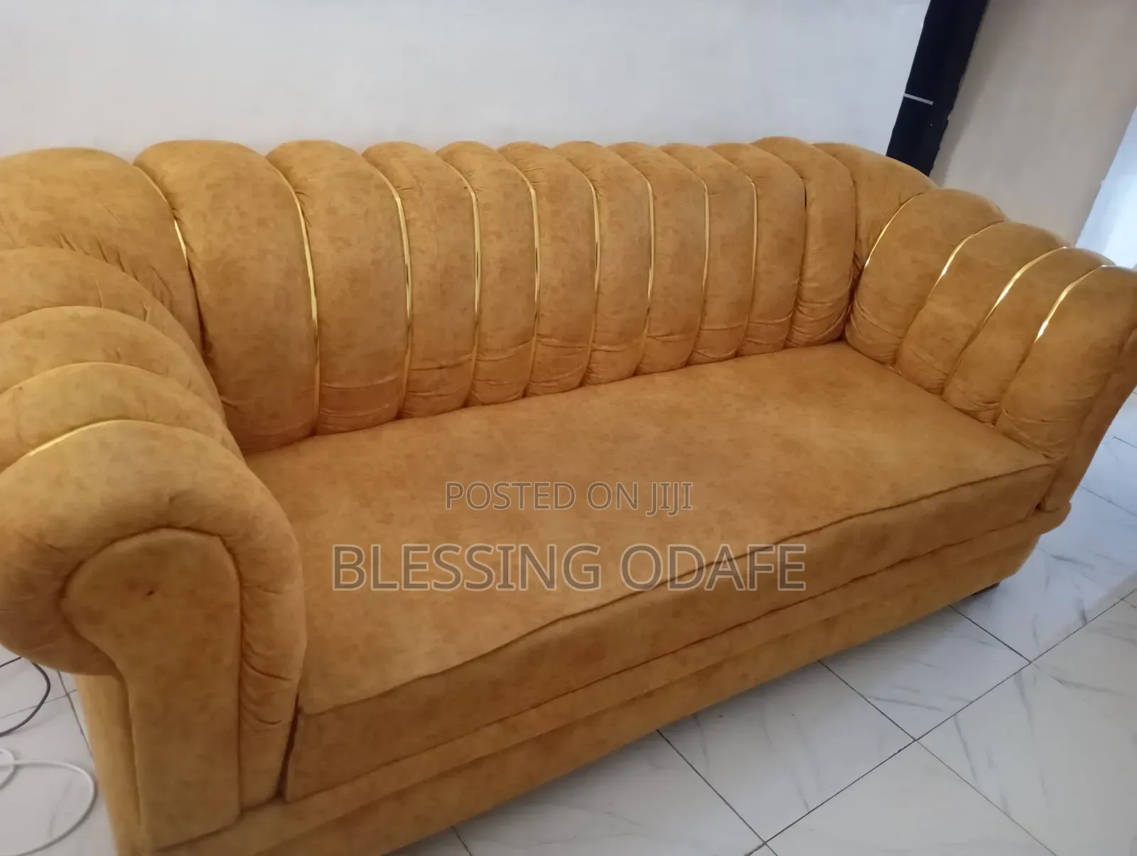 Mustard Gold Sofa Set