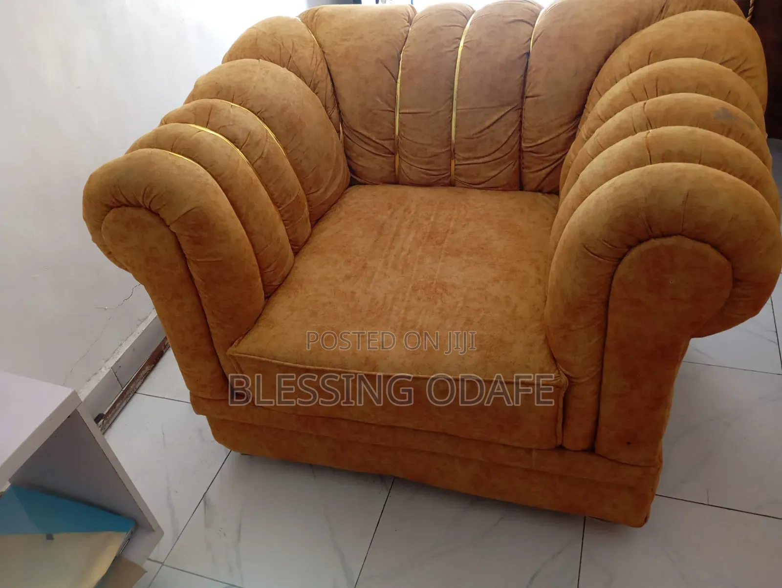 Mustard Gold Sofa Set