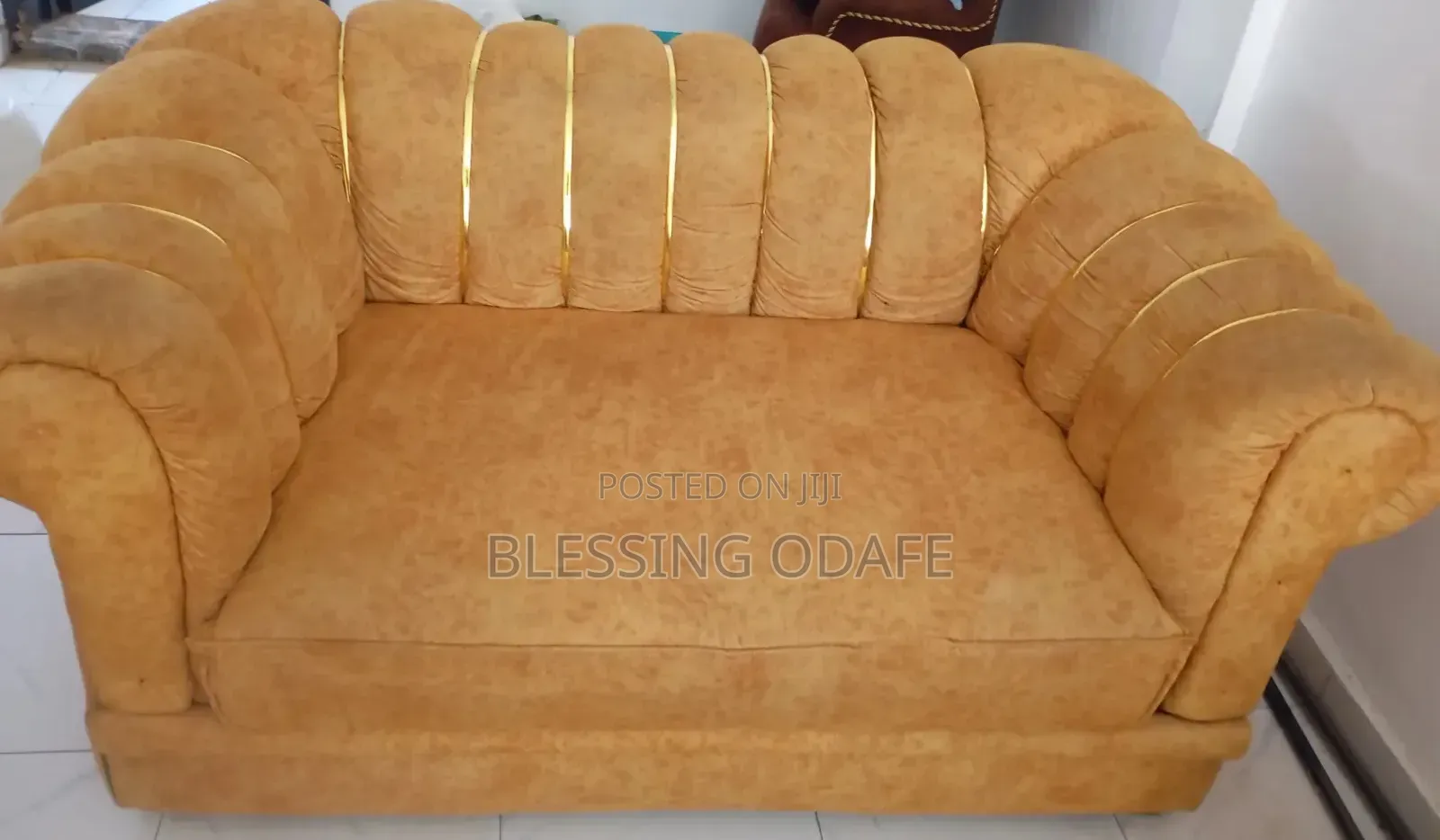 Mustard Gold Sofa Set