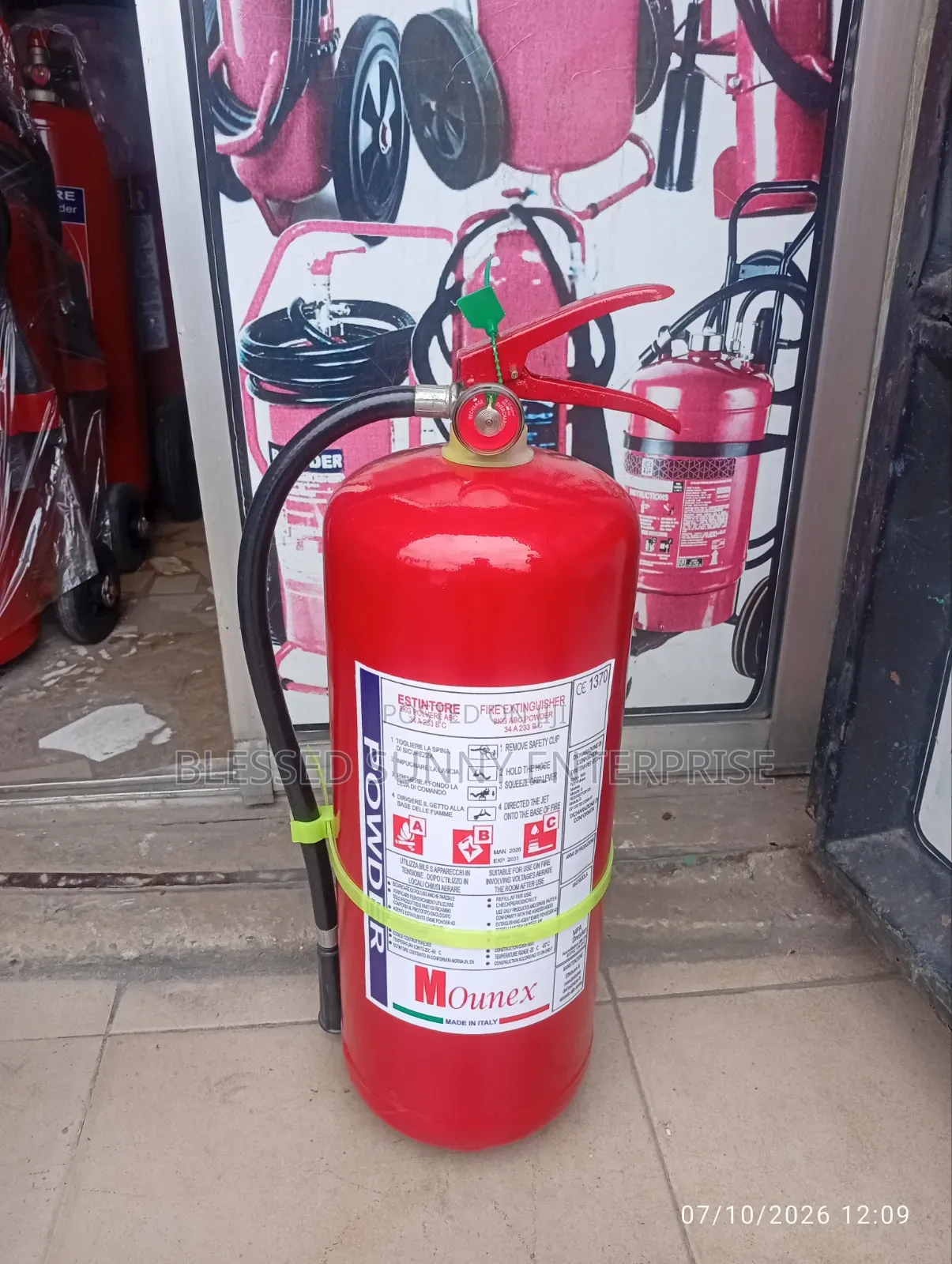 Fire Extinguisher 9kg DCP