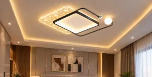 Nordic Bedroom Ceiling Lamp Creative Geometric Master Bedroom Light