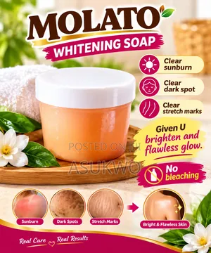7days MOLATO Whitening Soap Very Effective Given U That Young Look