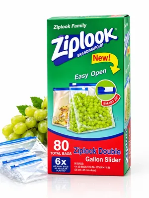 Clear Ziplook Bag and Disposable Cups