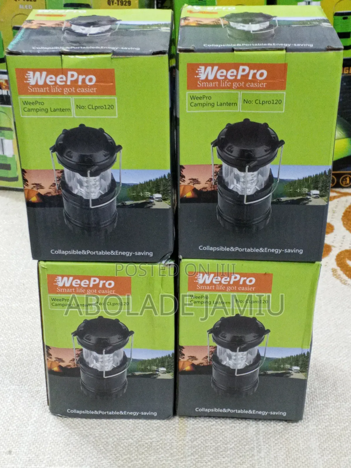 WeePro Portable & Rechargeable LED Camping Lantern