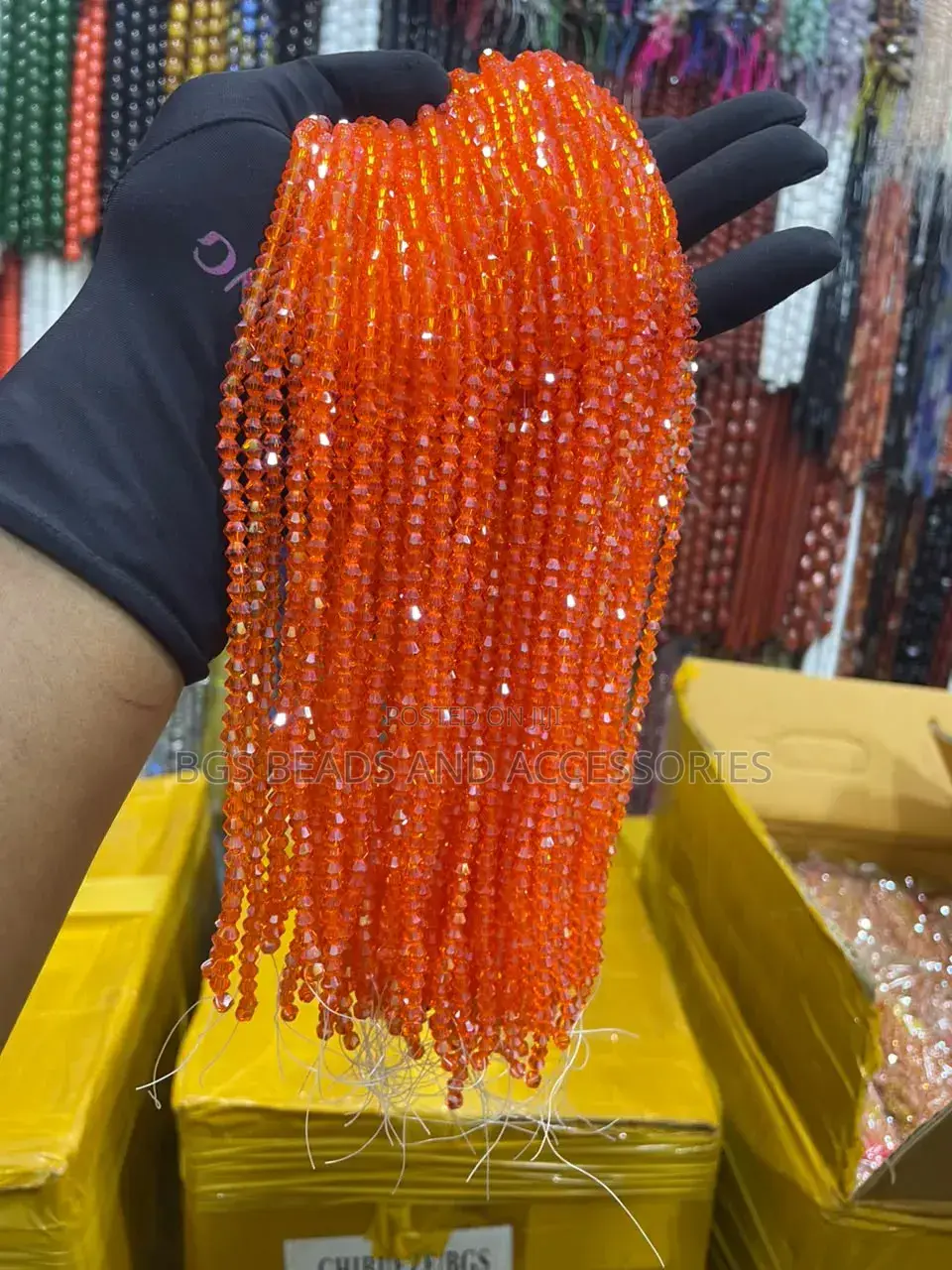 Cone Shape Crystal Beads – Premium Quality Beads