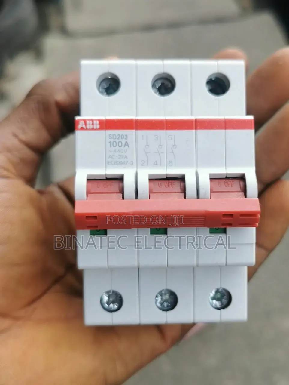 Original ABB & Schneider 3 Phase Main Control Switch