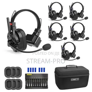 CAME-TV KUMINIK8 PRO Full-Duplex Wireless Intercom Headset - 6 Pack