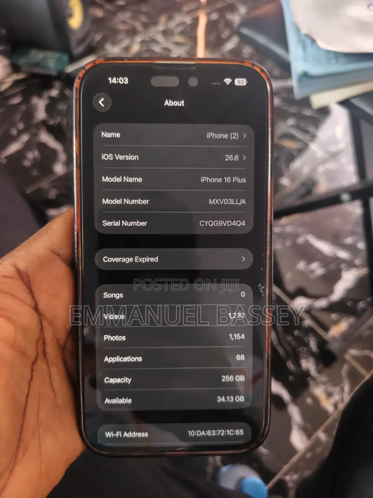 Apple iPhone 16 Plus 256 GB White
