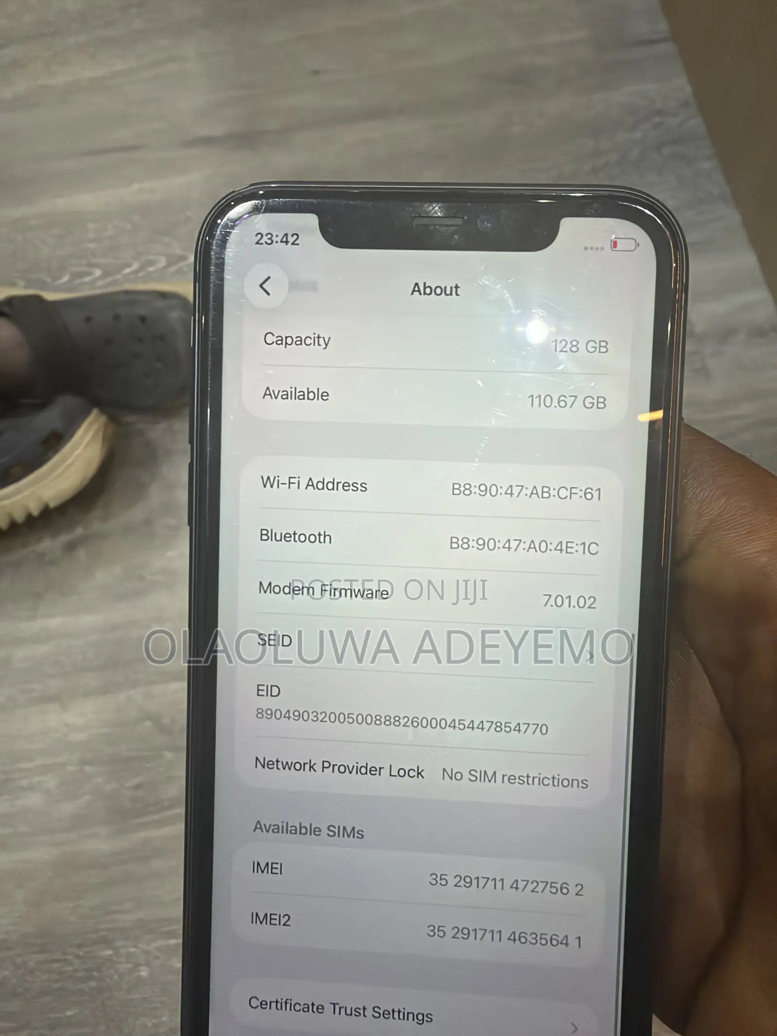 Apple iPhone 11 128 GB Black