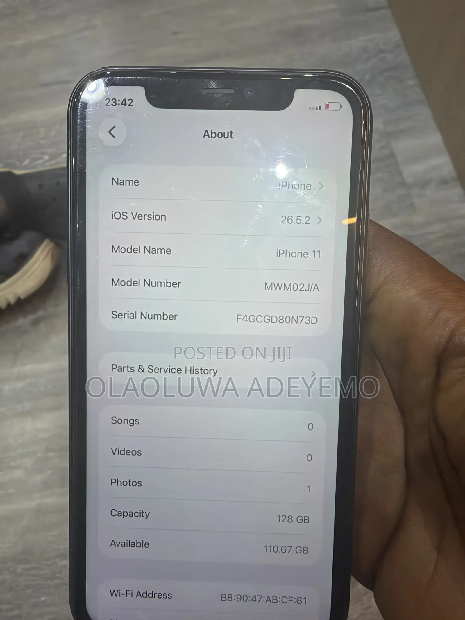 Apple iPhone 11 128 GB Black