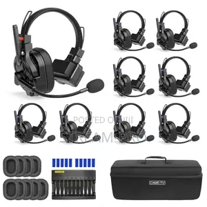 CAME-TV KUMINIK8 PRO Full-Duplex Wireless Intercom Headset - 9 Pack