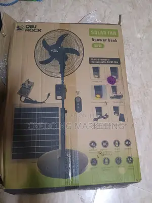 Original 16" Solar Fan With PowerBank