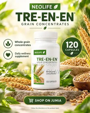 Tre-en-en Whole Grain Nutritional Supplement – 120 Capsules