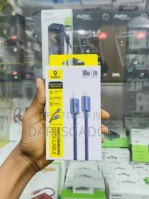 Baseus Crystal Shine Series 100W USB-C to USB-C Fast Charging Cable 2M