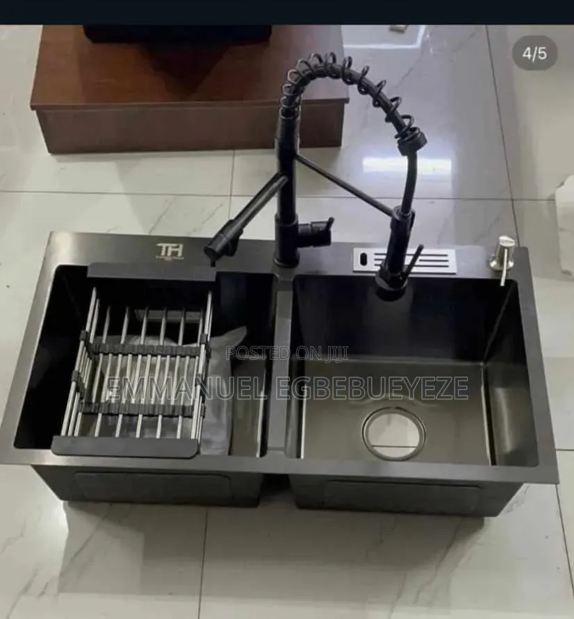 Black Thick Guage Kitchen Sink