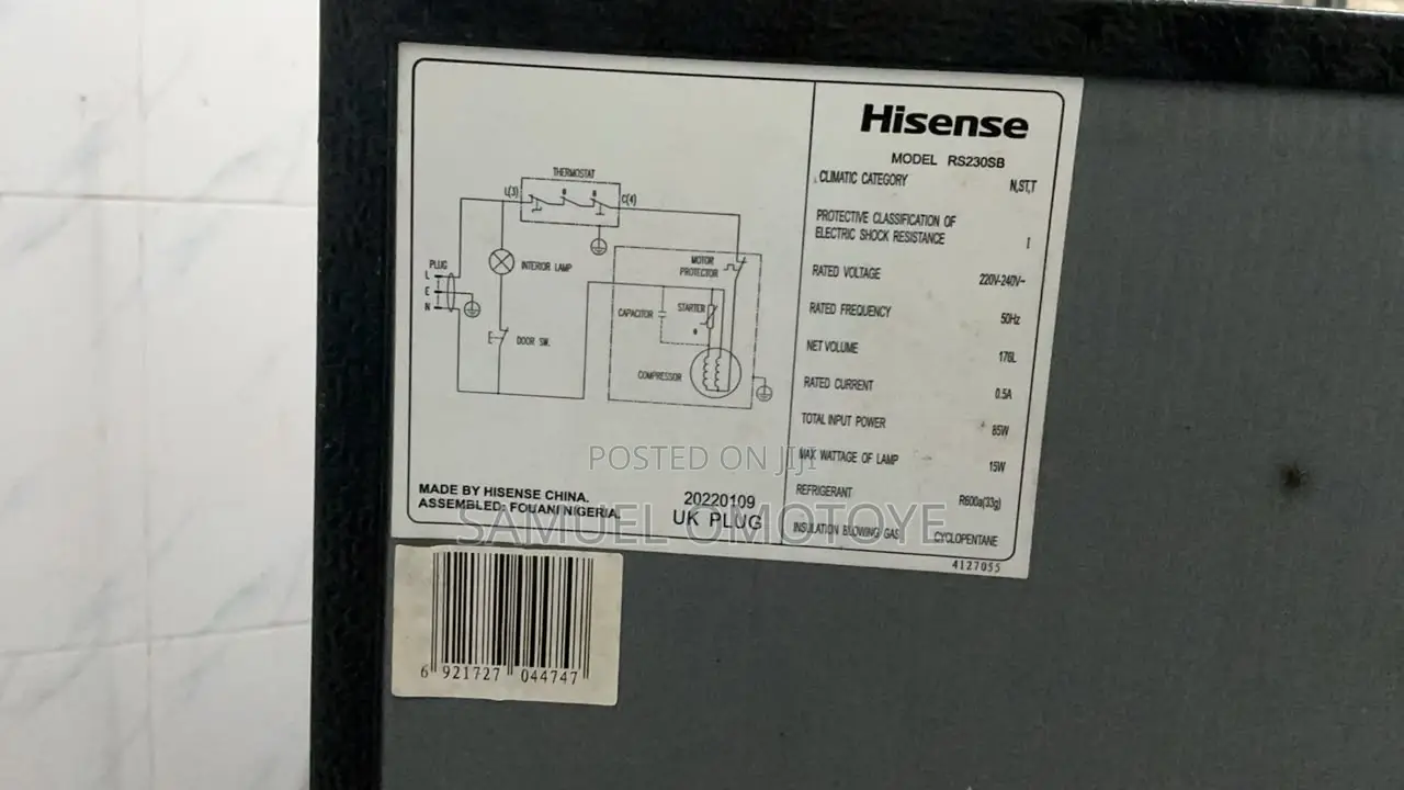 Hisense Refrigerator With Dispenser