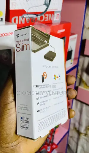 Seagate Backup Plus Slim 500GB Portable External Hard Drive.