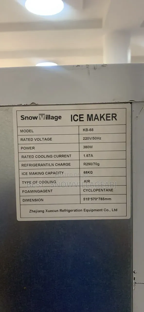 68kg Ice Cubes Maker