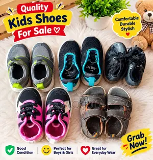 Fairly Used Shoes for Kids.
