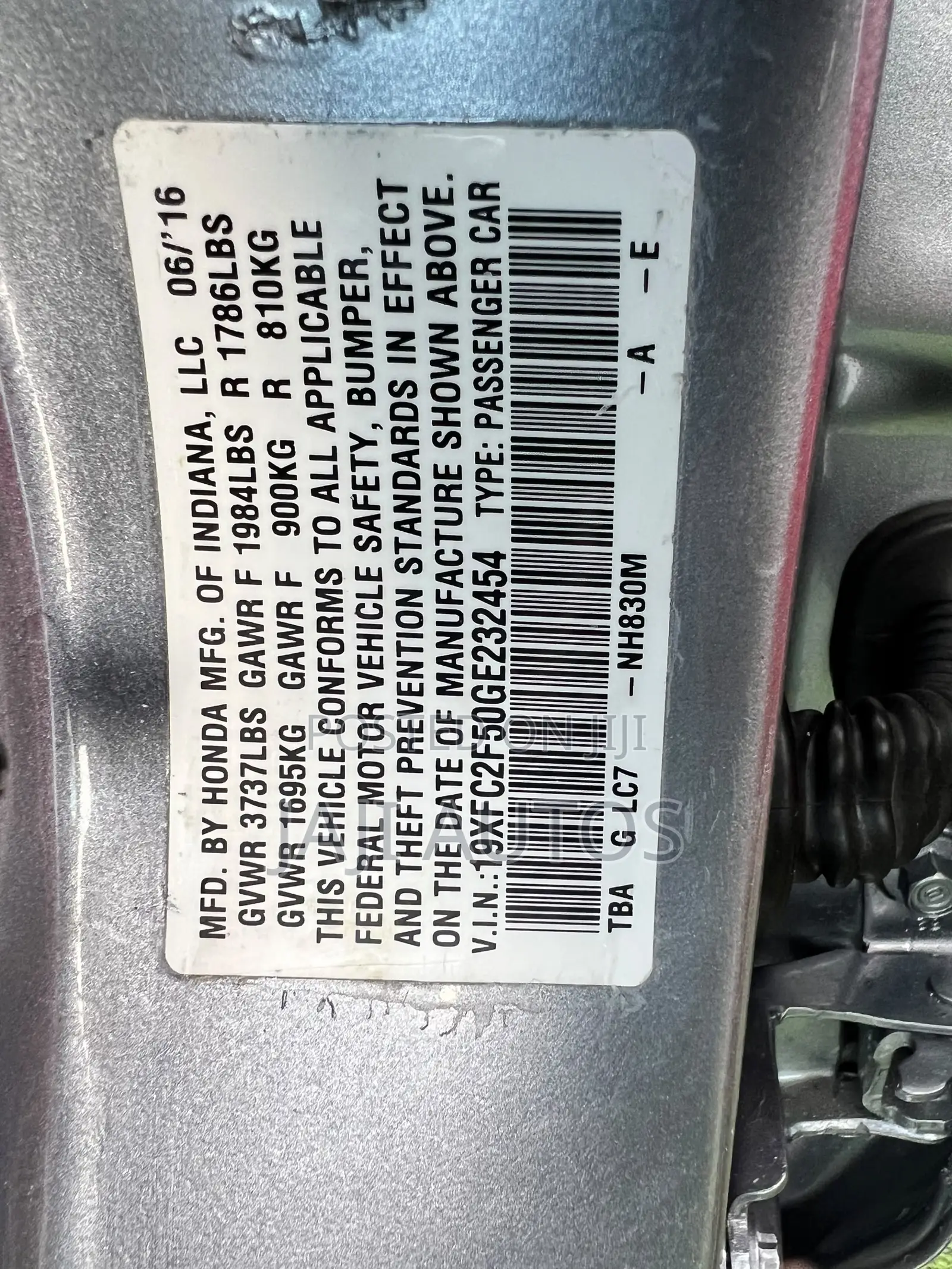 Honda Civic 2016 Silver