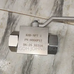 1 X 6000 NPT S/S Ball Valve (Available in All Sizes)