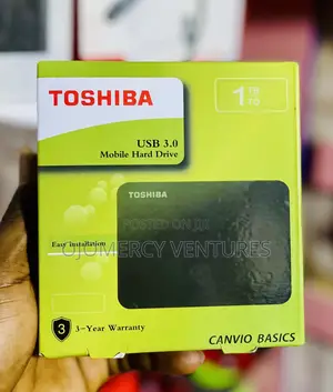 Toshiba Canvio Basics 1TB USB 3.0 Portable External Hard Drive