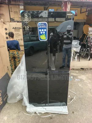 470-Liter Bruhm 4-Door Inverter Glass Door Refrigerator.