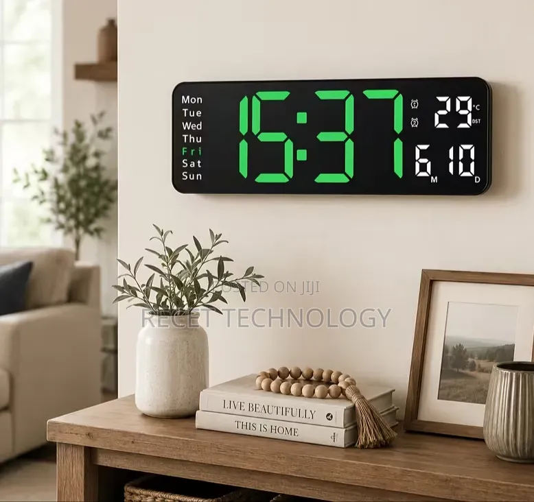Big Digital Clock With Remote