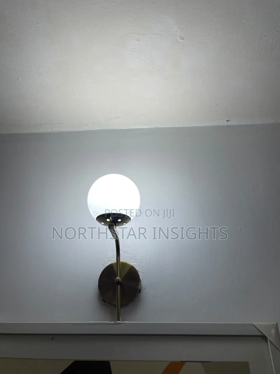 Modern Glass Sphere Wall Lamp