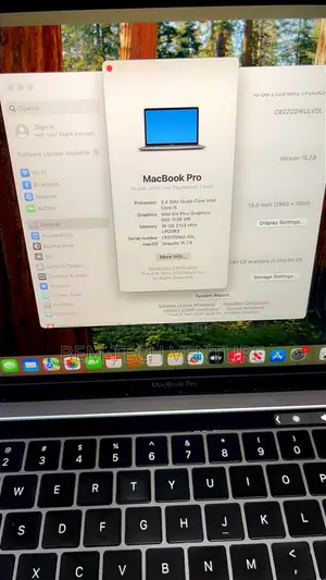 Laptop Apple MacBook Pro 2019 16GB Intel Core i5 SSD 256GB